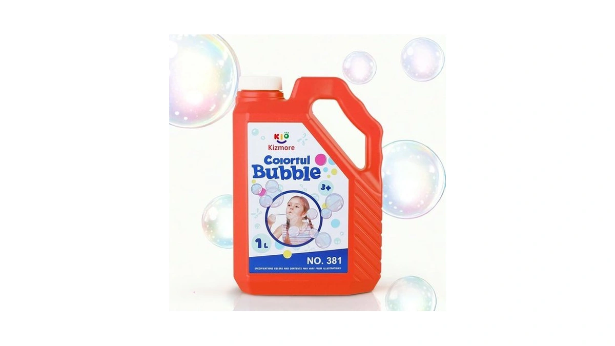 Colorful Bubble Solution Refill - 33.8 Oz| No-toxic Pre-mix Solution|
