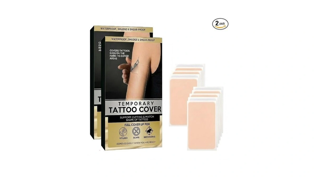 Tattoo Cover Up Patch, Effective Tattoo & Scar Concealer Patch,