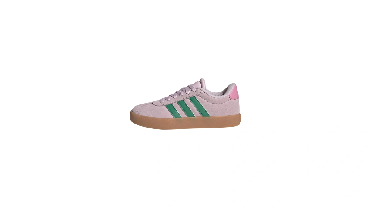 Adidas Unisex-kids Vl Court 3.0, Clear Pink/court Green/gum, 4.5