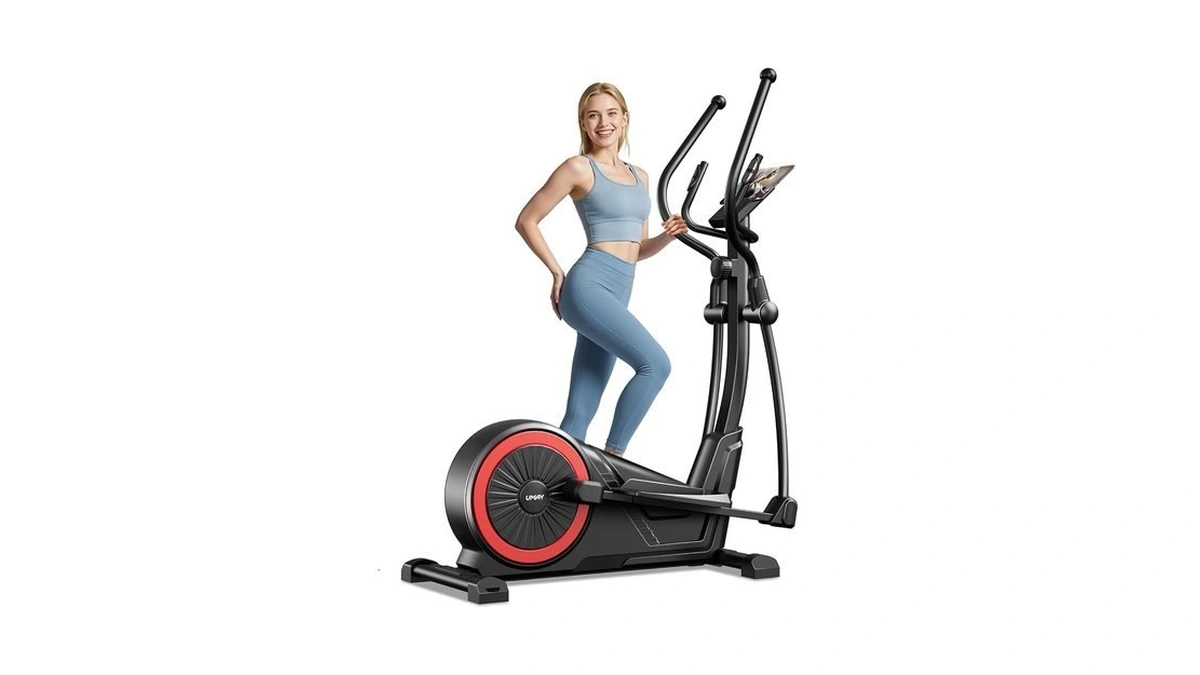 Umay Elliptical Exercise Machine With 15.5" Stride & Heart Rate