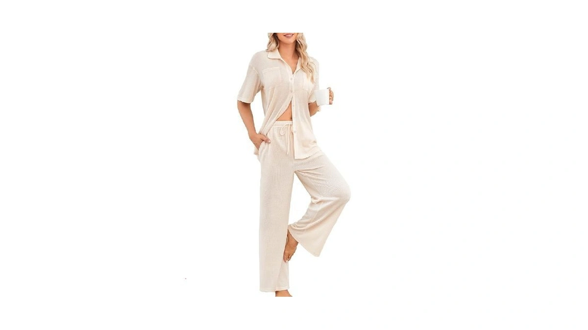 Kikibell Women Pajama Sets 2 Piece Pjs Lounge Set Going