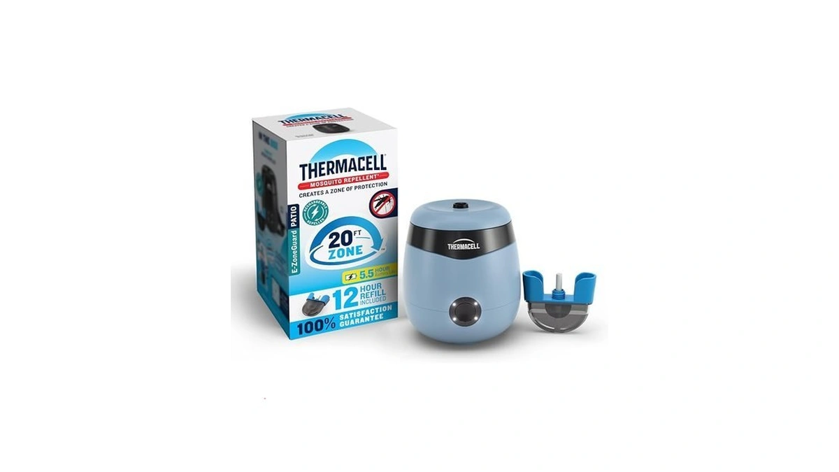 Thermacell E-zoneguard Patio Rechargeable Mosquito Repeller With 20-foot Zone Of