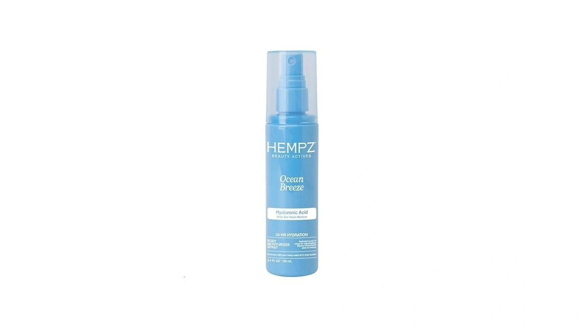 Hempz Ocean Breeze Body Moisturizer Spray, Hydrating Lightweight Mist With
