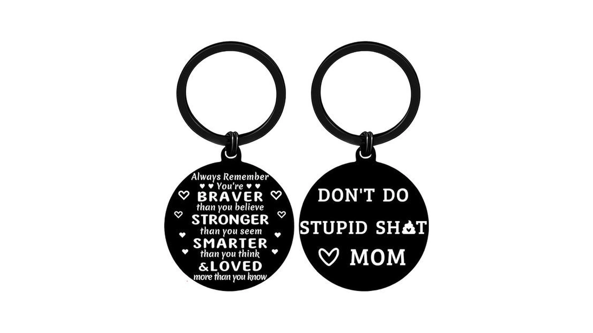 Yyqx Son Gifts From Mom Dad To Son Keychain Teen