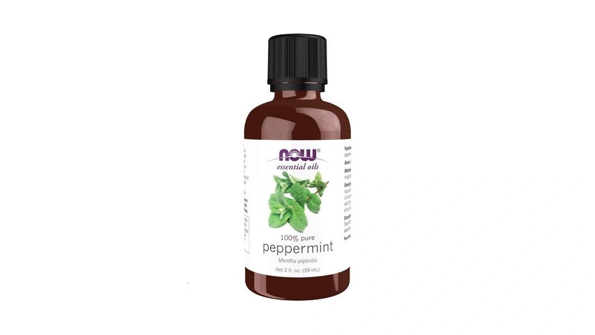 Now Essential Oils, Peppermint Oil, Invigorating Aromatherapy Scent, Steam Distilled,