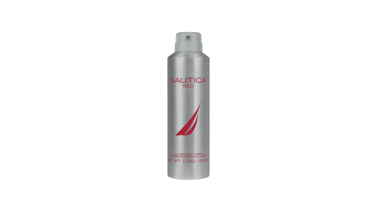 Nautica Color Red Deodorizing Body Spray For Men, Aromatic Fougere