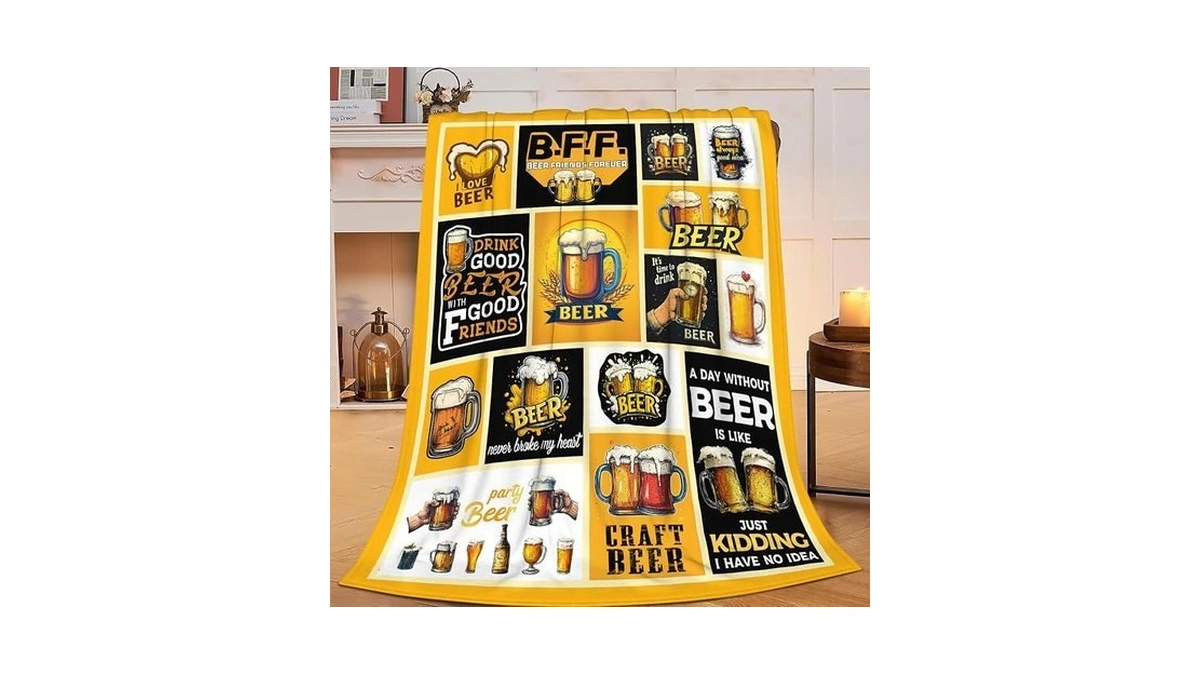 Beer Blanket Drink Beer Throw Blanket Gifts For Adults Women