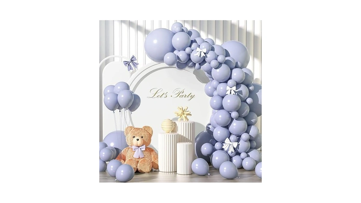 Yishebapa Retro Blue Balloons Different Sizes 135pcs 18 12 10