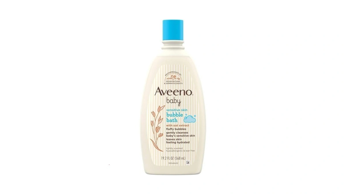 Aveeno Baby Sensitive Skin Bubble Bath With Oat Extract, Gently