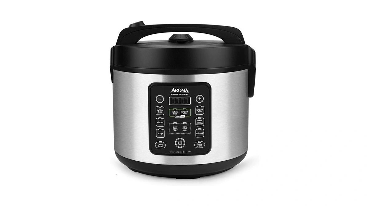 Aroma Housewares Arc-1120sbl Smartcarb Cool-touch Stainless Steel Rice Multicooker Food