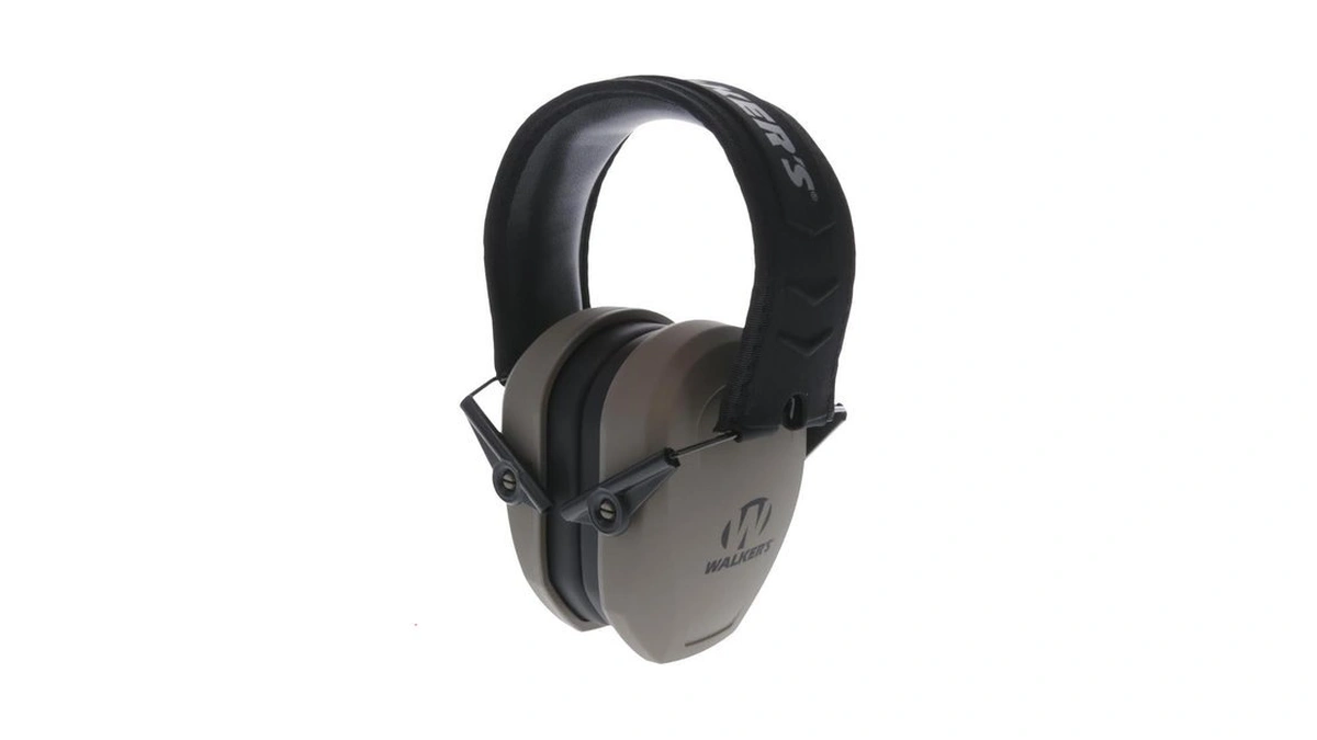 Walker's Razor Slim Passive Earmuff - Ultra Low-profile Earcups -