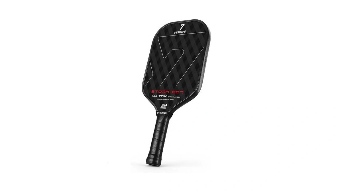Yvmove Pickleball Paddle With T700 Raw Carbon Fiber Surface &