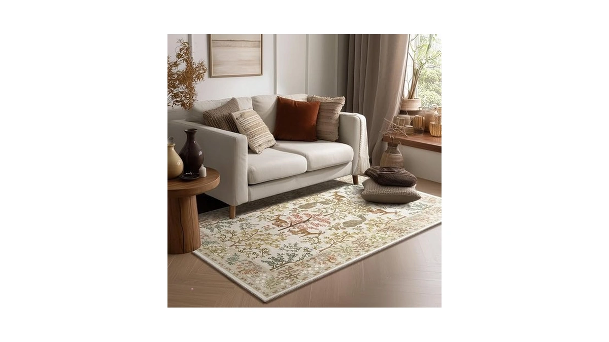 3x5 Small Area Rugs For Entryway: Machine Washable Rug Stain