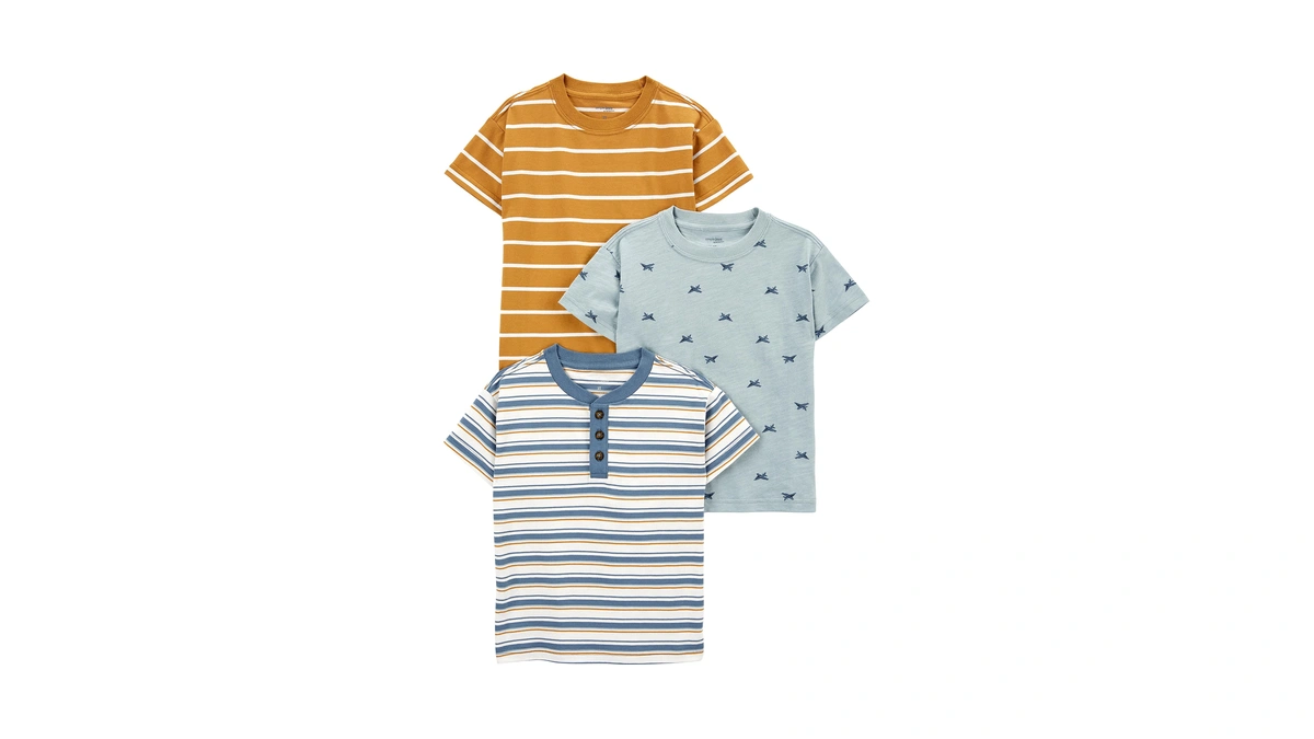 Simple Joys By Carter's Baby Boys 3-pack Short-sleeve Tee T-shirt,