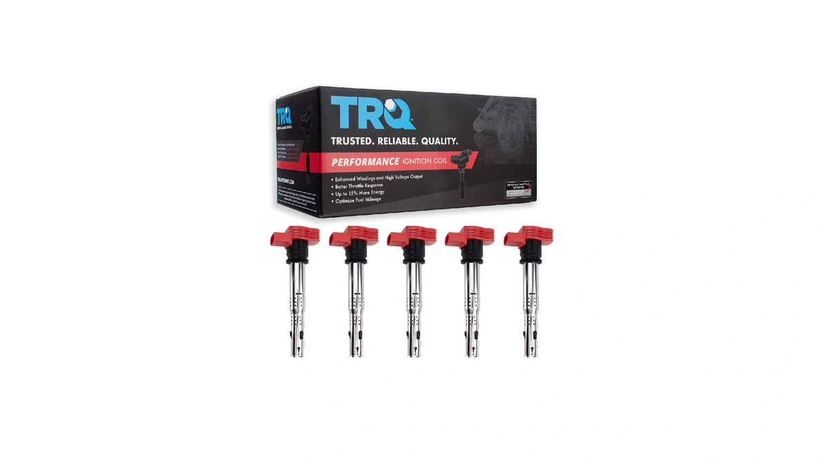 Trq Performance Ignition Coil Set 5 Piece High Temperature Epoxy
