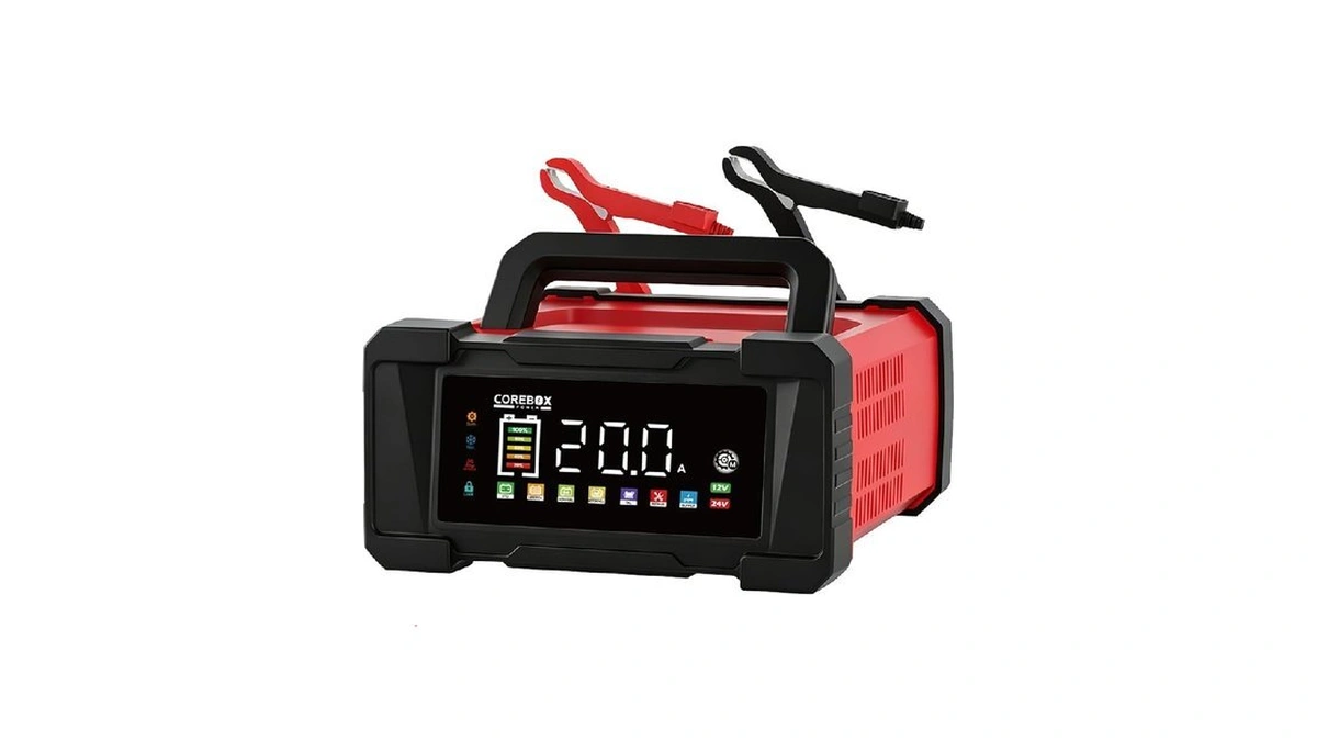 Battery Charger 20-amp 12v/24v Smart Trickle Charger For Car -