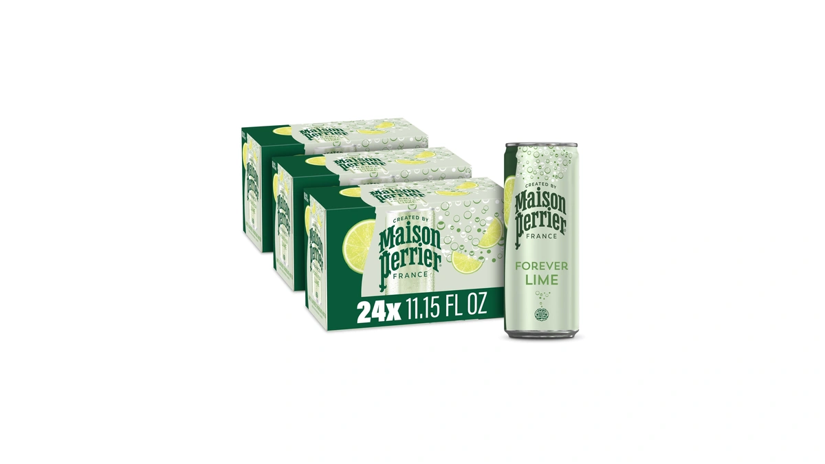 Maison Perrier Forever Lime Flavored Sparkling Water, 11.15 Fl Oz