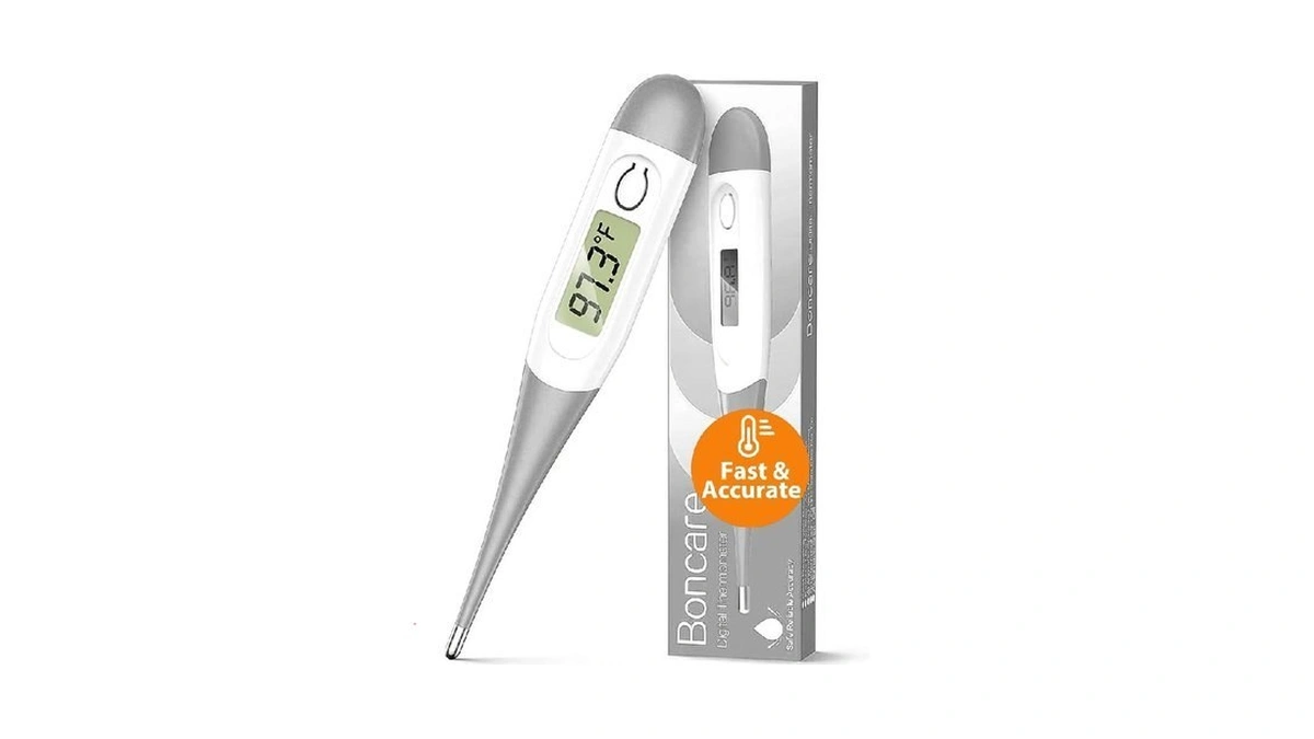 Boncare Digital Thermometer For Adults, Kids & Babies, Gray