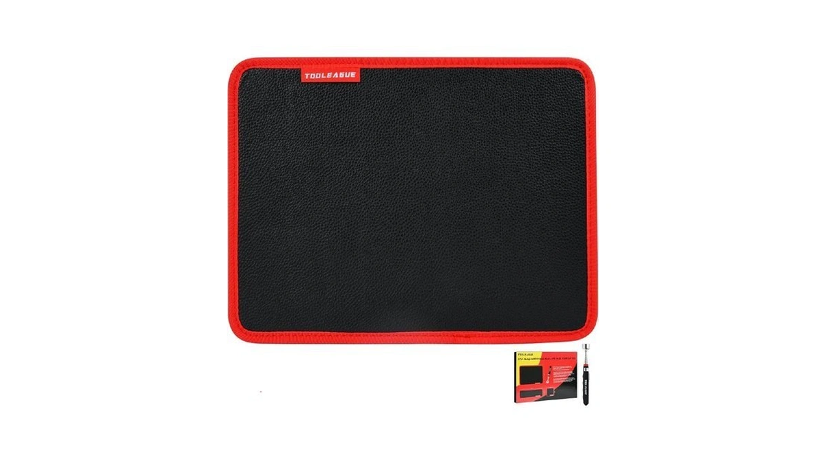 Tooleague 1pc Magnetic Tool Mat With 25lb Telescoping Magnetic Pickup