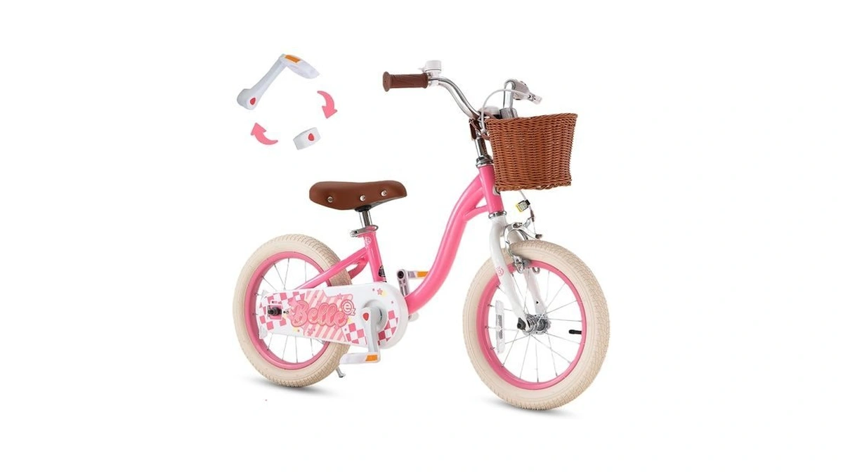 Royalbaby Girls Bike Belle Ez Kids Bike, Balance And Pedal