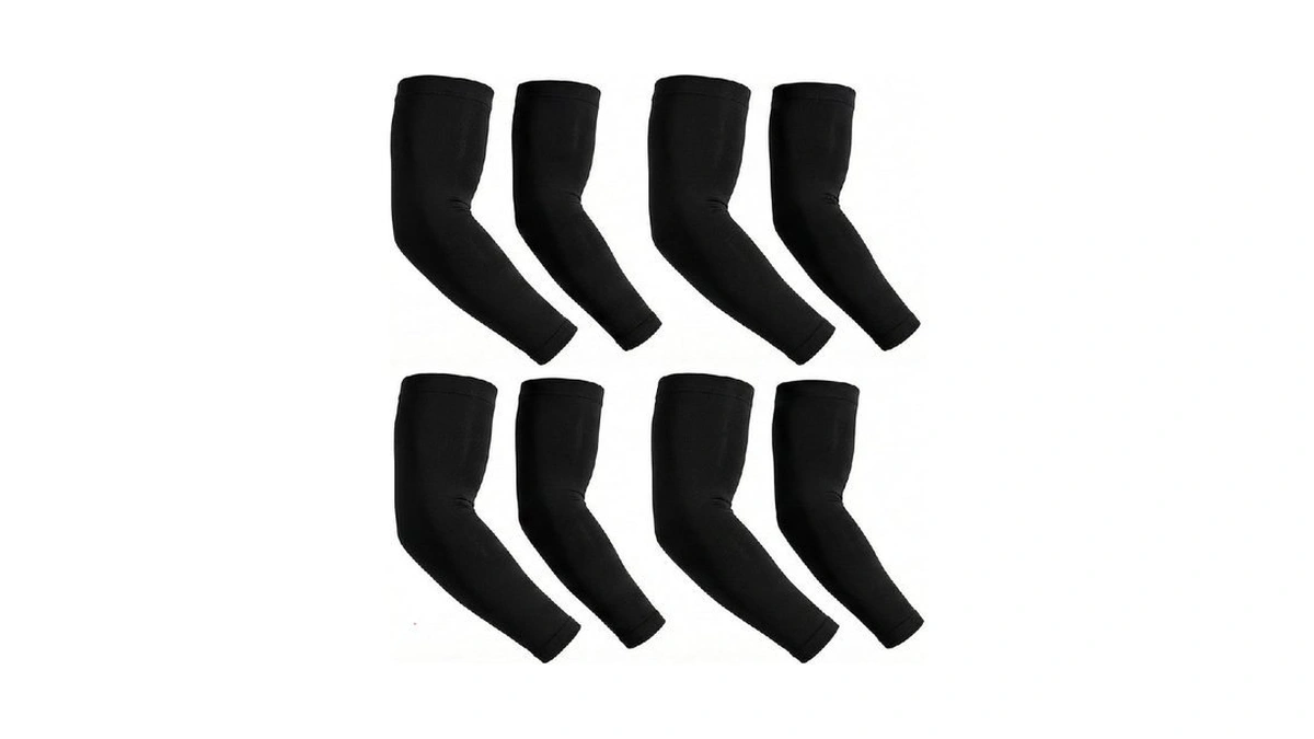 Zhenich 4 Pairs Cooling Arm Sleeves For Men Women -