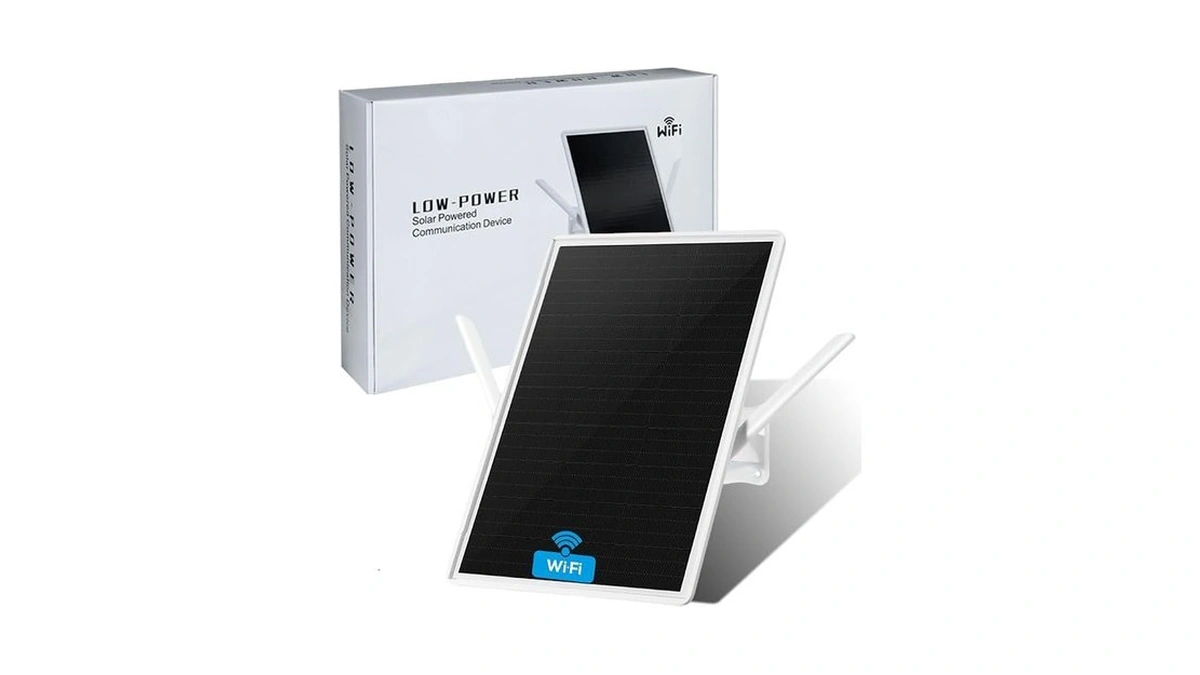 Lclctekยฎ Wifi Extender Signal Booster Solar Battery Outdoor, Long Range