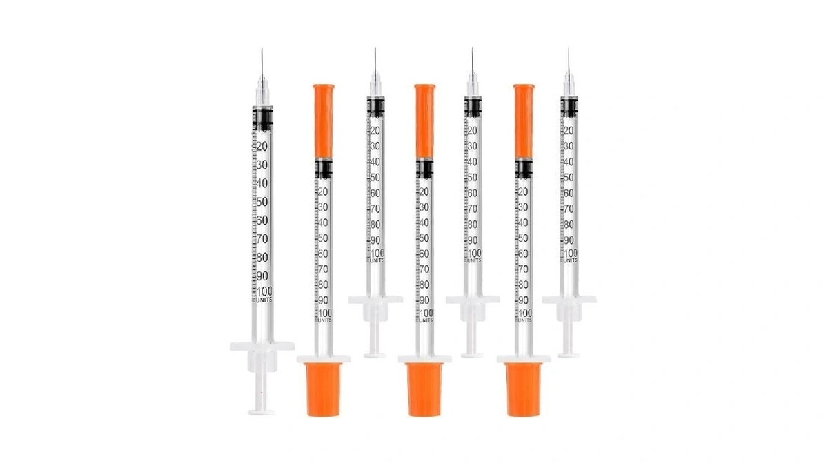 50 Pack 1ml/cc U-100 Syringes 31g 5/16" (8mm)