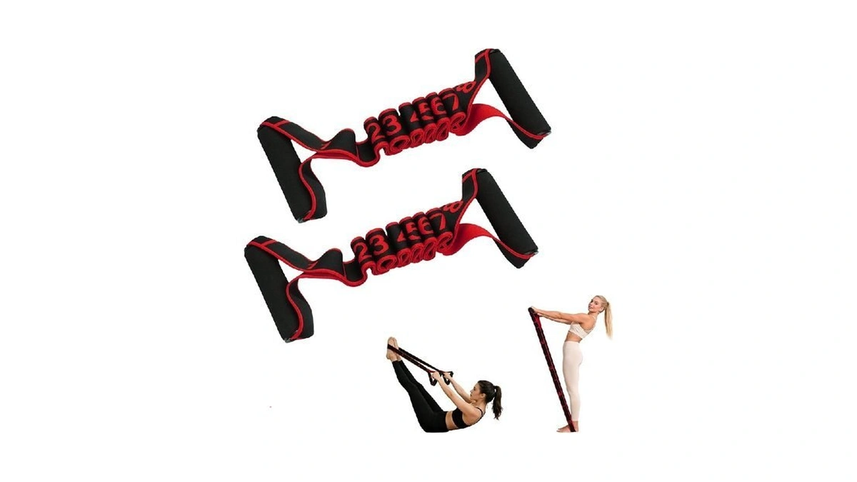 Fitness Resistance Band For Stretching And Yoga, Number Stretch Resistance