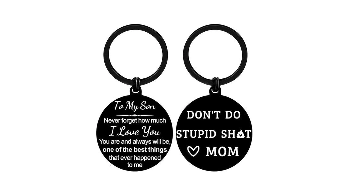 Yyqx Son Gifts From Mom To Son Keychain Teen Adult