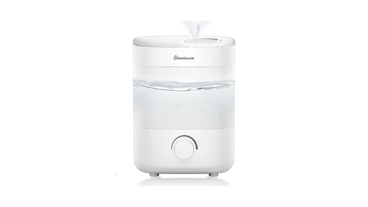 Simersure Top Fill Humidifier, 2l Water Tank For Bedroom, 28h