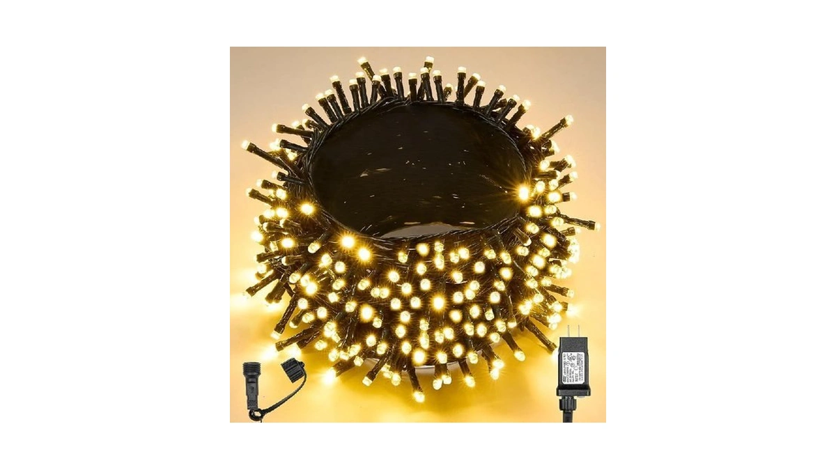 Wbao Christmas Lights Indoor Outdoor 300led 108ft, Super Bright Led