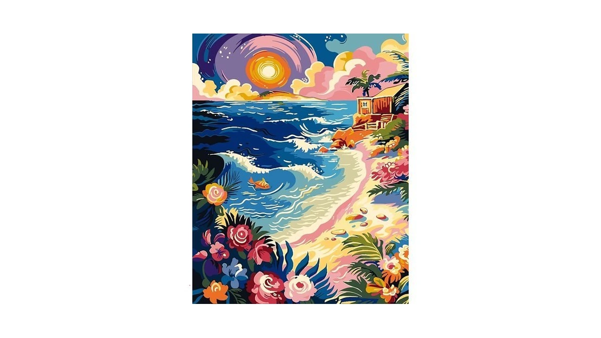 Quitedew Paint By Numbers Kit For Adults Flowers,adults' Paint By
