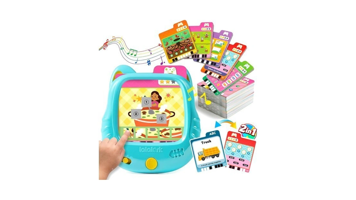 Lalalark Kids Learning Tablet For Toddlers 3-5, 200 Pages Talking