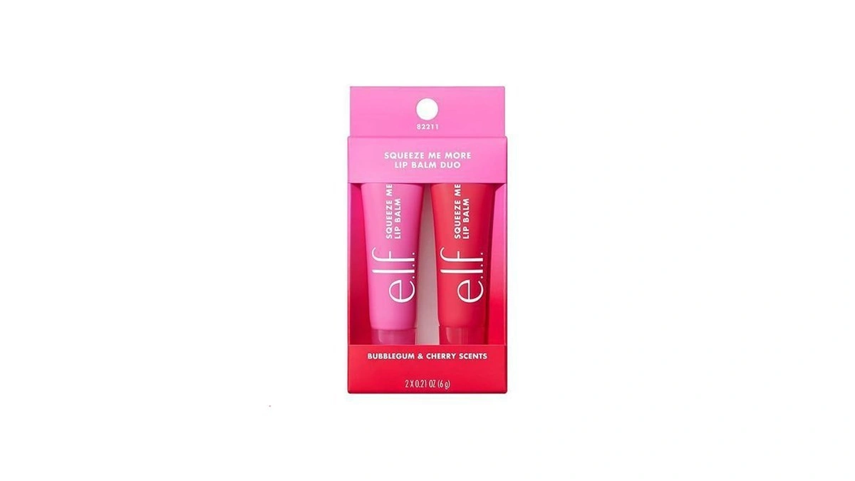 E.l.f. Squeeze Me More Lip Balm Duo, Moisturizing Balm For
