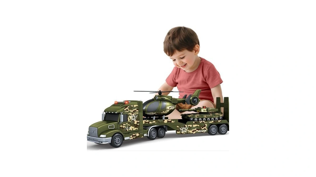 Springflower Army Truck Boy Toys, 3 4 5 6 Vehicle