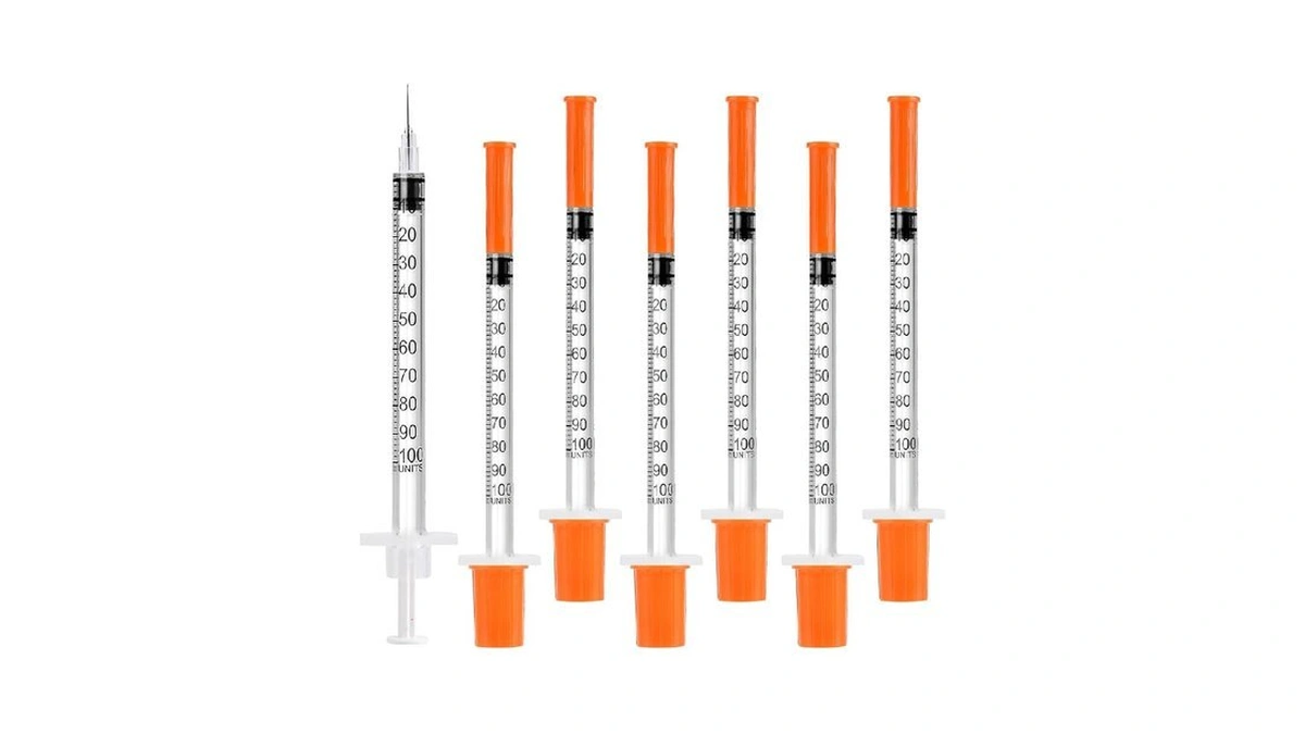 100 Pack U-100 1ml/cc Syringe 31g 5/16" (8mm)