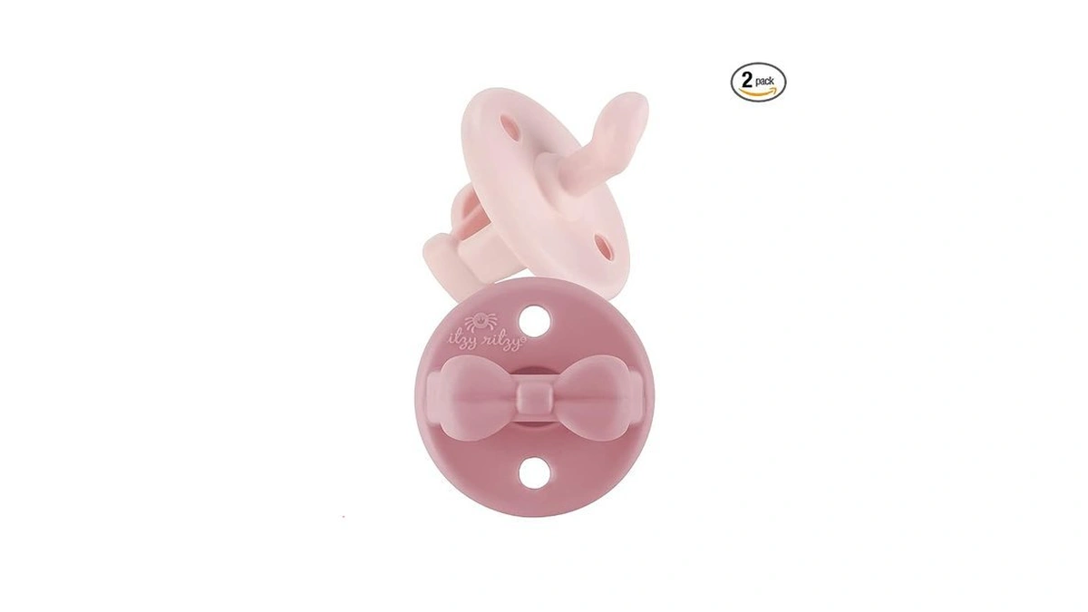 Itzy Ritzy Silicone Orthodontic Pacifiers - Itzy Soother Pacifiers With