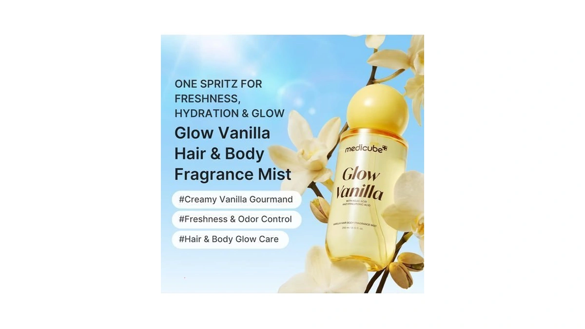 Medicube Glow Vanilla Hair & Body Fragrance Mist | Sweet