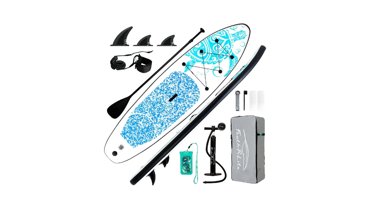 Feath-r-lite Inflatable Stand Up Paddle Board 10'6''x33''x6'' Ultra-light (18.9lbs) Sup