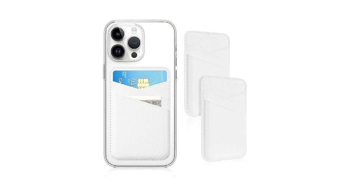 Ss Phone Wallet Stick On - Leather Safe Card Holder