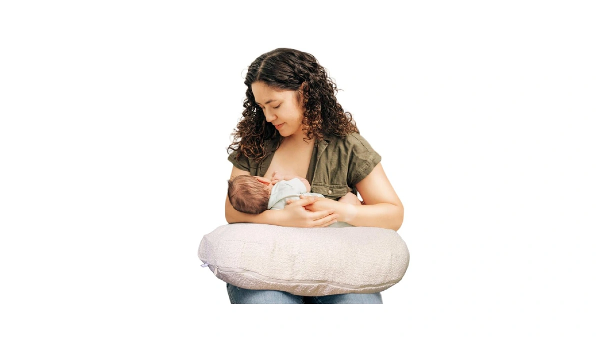 Boppy Nursing Pillow - Ergonomic Bottle & Breastfeeding Pillow With
