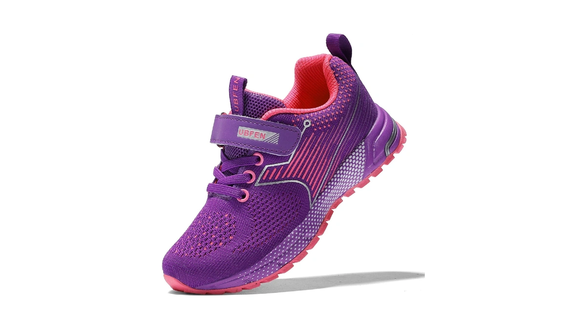 Ubfen Kids Sneakers Boys Girls Lightweight Breathable Athletic Tennis Shoes