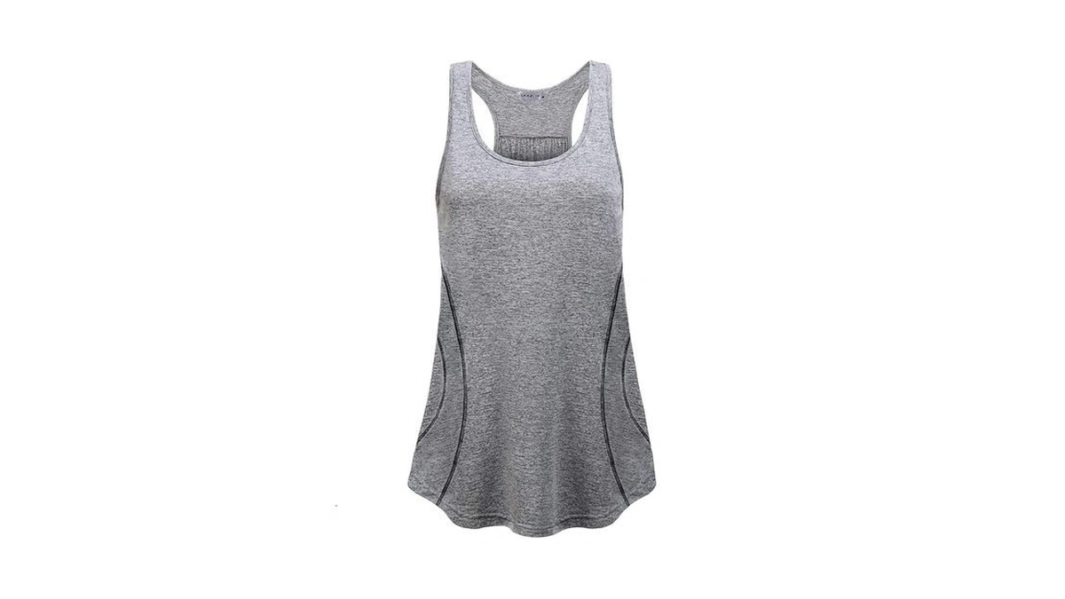 Moqivgi Racerback Tank Tops For Women Workout Ribbed Round Neck