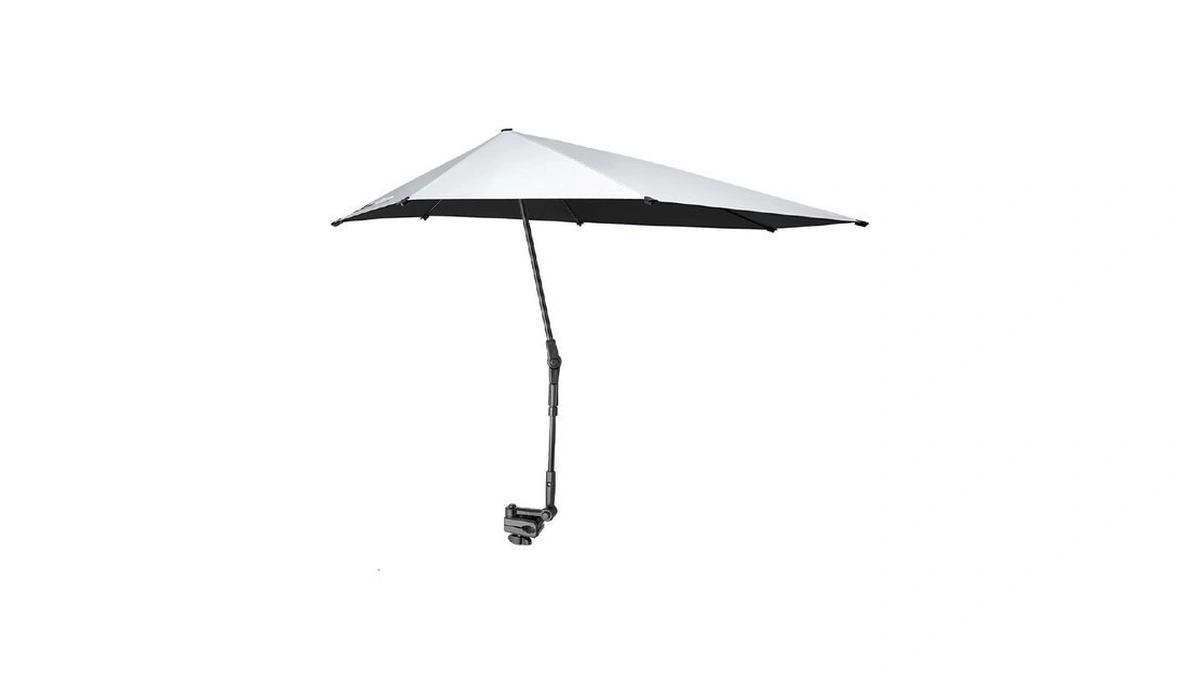 G4free Upf 50+adjustable Chair Umbrella With Universal Clamp Uv Protection
