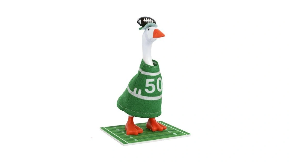 Neowedding 7 Inch Desk Goose Outfit Football Mini Goose Clothes