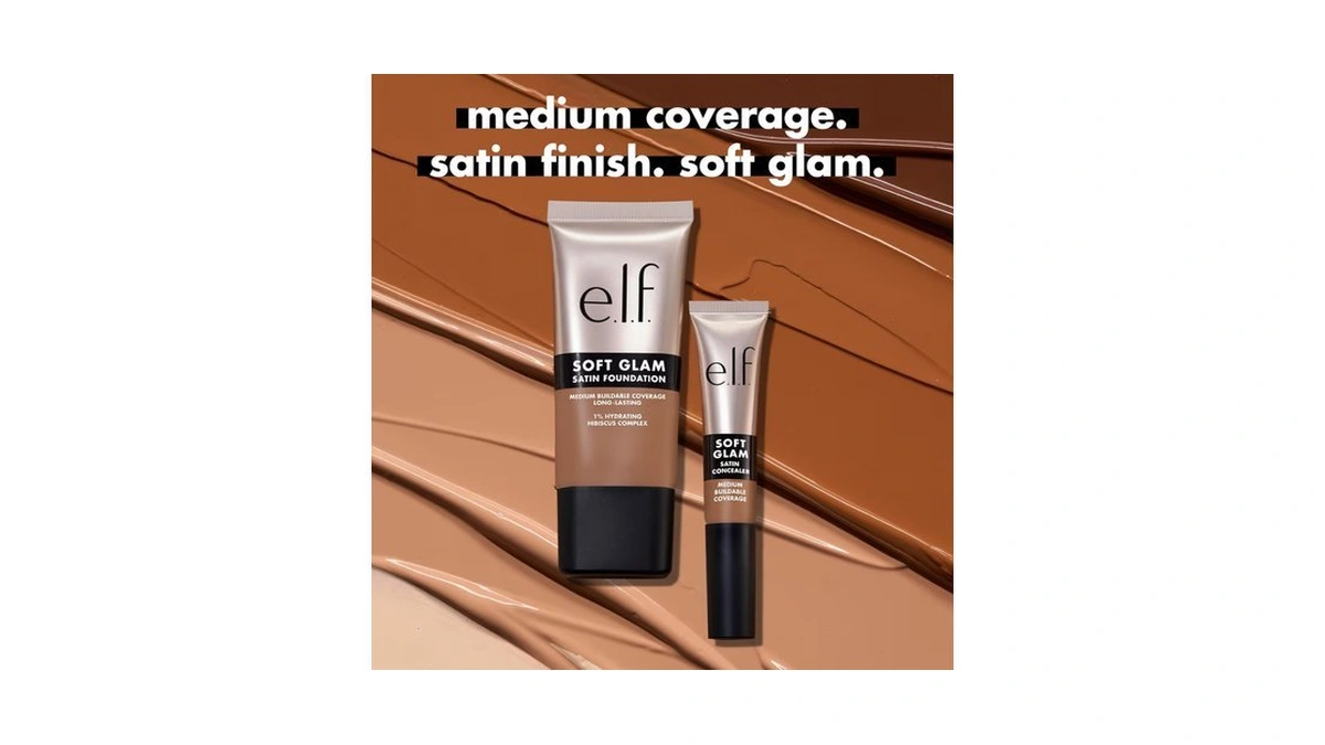 E.l.f. Soft Glam Satin Concealer, Medium Coverage For Blemishes &