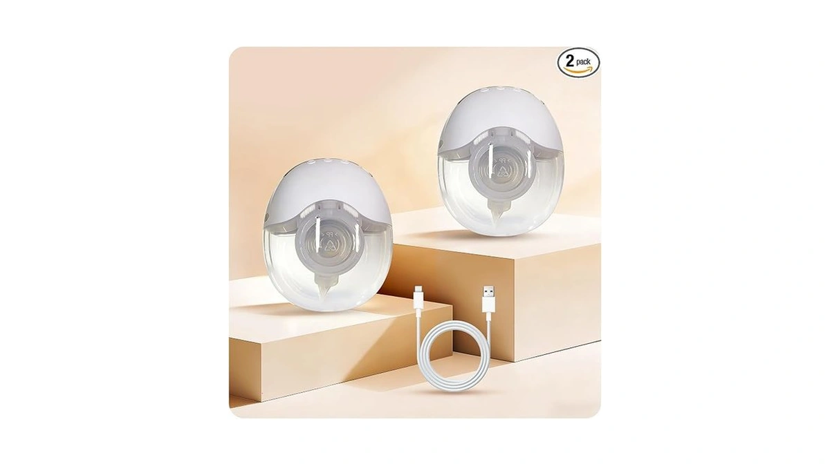 Hands Free Breast Pump, My-375 Wearable Breastfeeding Pump With 4