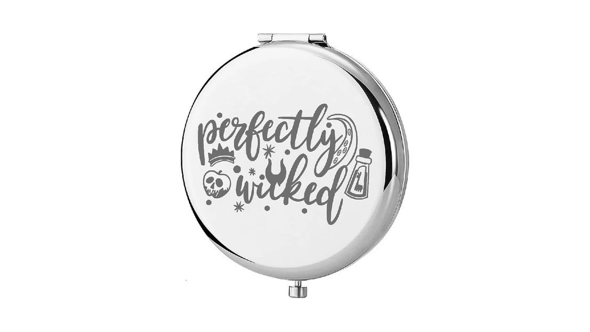 Keychin Villains Movie Pocket Mirror Evil Queen Fans Gifts Perfectly