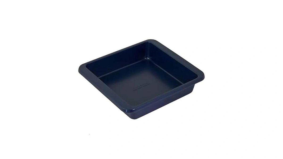 Kitchenaid Nonstick Aluminized Steel Square Cake Pan, Dishwasher Safe, Ink