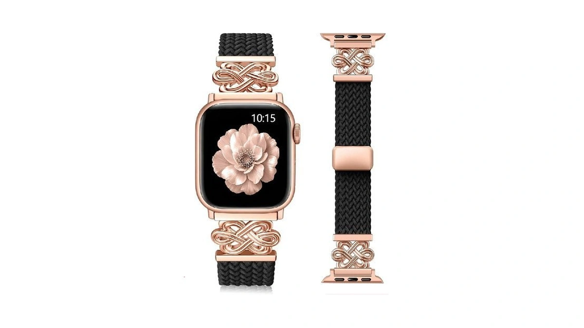 Maledan Stretchy Nylon Compatible With Apple Watch Band 38mm 40mm